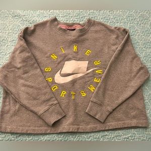 Nike women’s XL cropped sweatshirt.